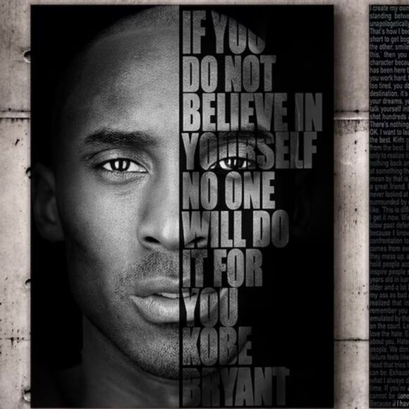 Kobe Bryant Motivational inspirational Quote Print Collection NBA wall art decor - Picture 4 of 9